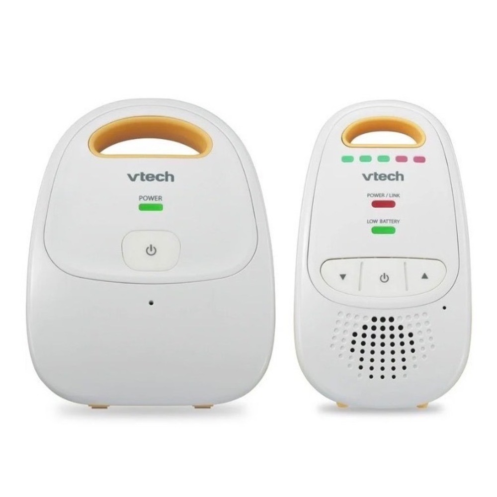 VTech DM111 Digital Audio Baby Monitor White Rechargeable 1000ft Range‎ DECT 6.0